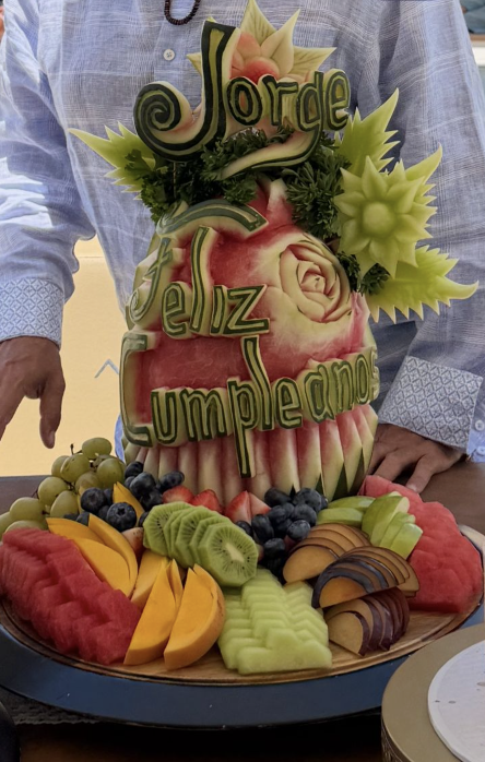 Custom fruit arrangement